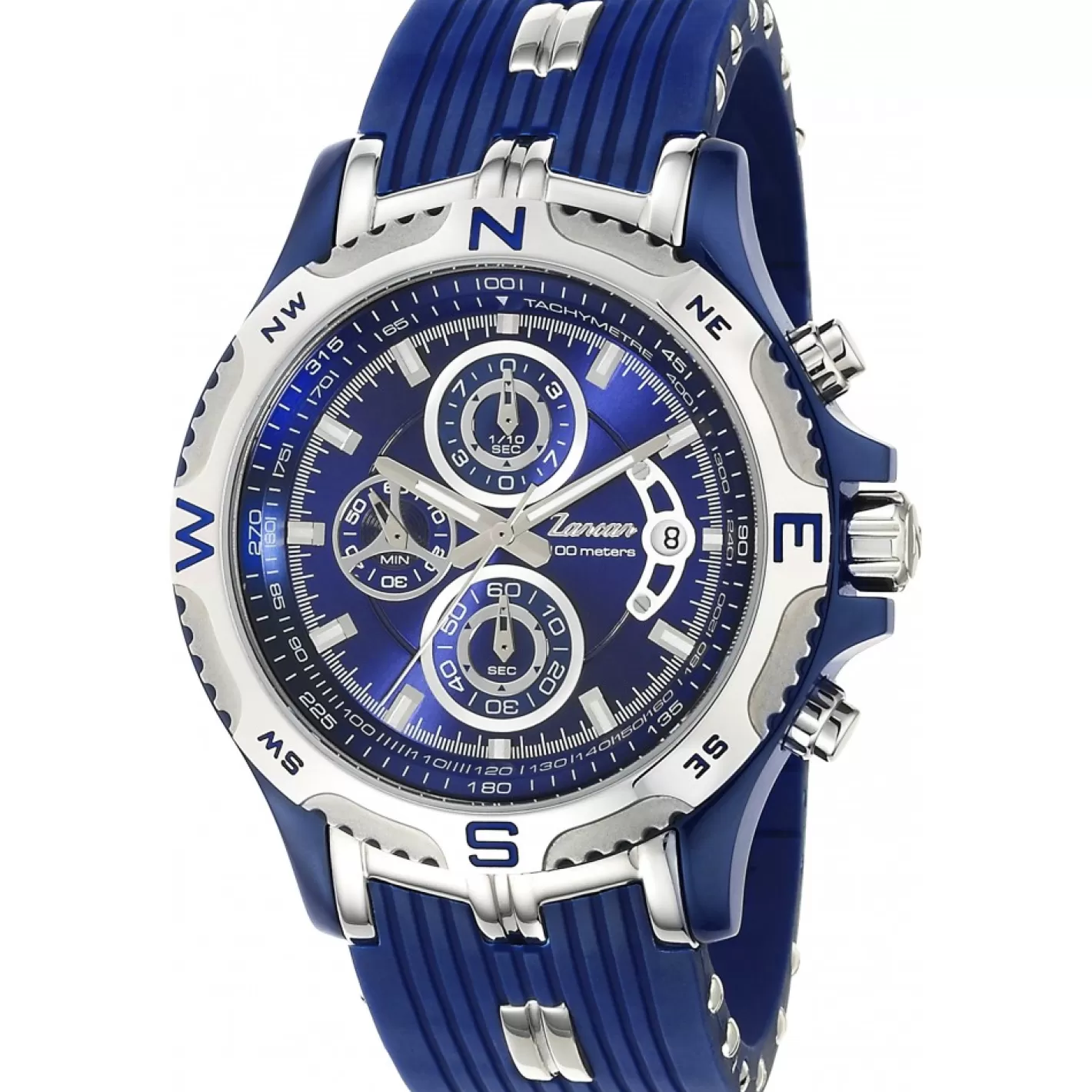 Zancan Gioielli Watches>Zancan Chronograph Watch With Date Window And Silicone Strap.